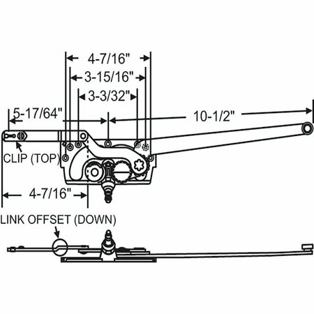 STRYBUC Dual Arm Casement Operator 36-191